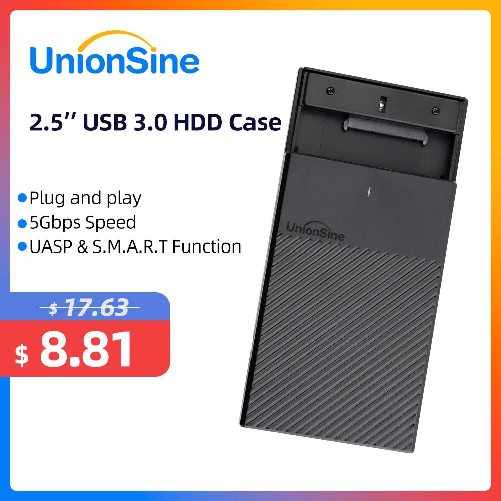 UnionSine HDD ̽, 2.5 ġ, USB 3.0, HDD Ŭ, 2.5 ġ  Ʈ, SATA SSD , Ʈ ù  2.5 , 6TB